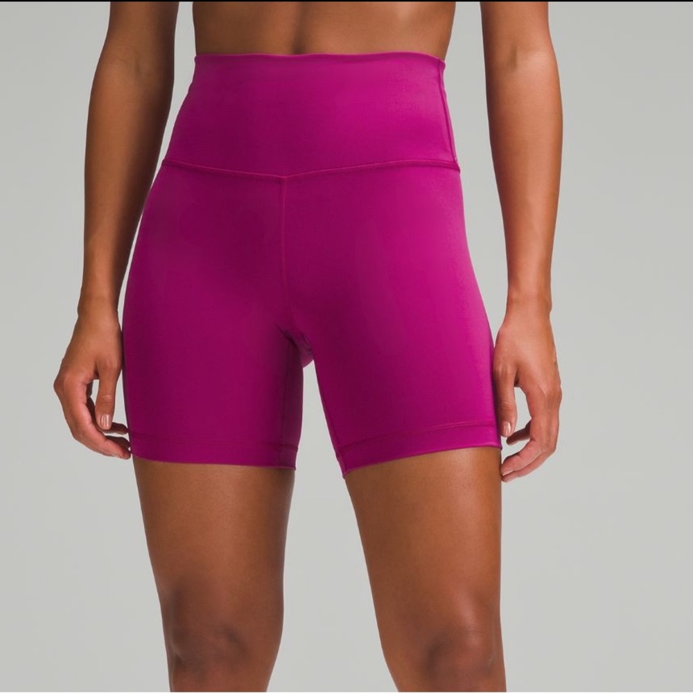 NWT 🍋 Lululemon Magenta Purple Align High Rise Short 6” Size 4